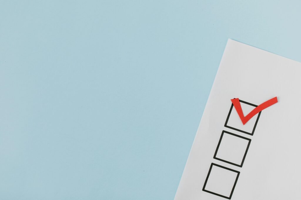 Moving houses checklist ticked